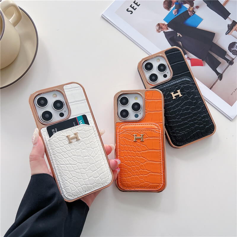 iphone16/16pro ケース ハイ ブランド hermes iphone15pro/15promax ケース カード収納 クロコダイル iphone14pro/13 ケース 高級 iphone12promax ケース 衝撃 に 強い ブランド