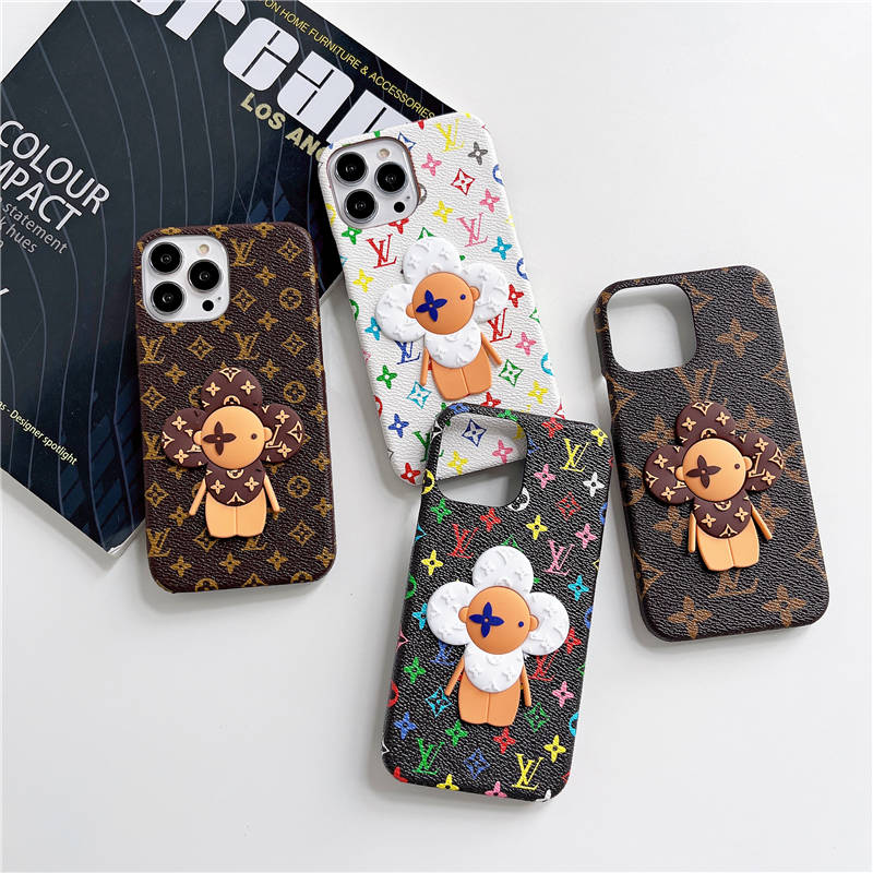 アイフォン16/16プロケース ヴィトン風 iphone15/14pro maxケース ヴィヴィエンヌ ちゃん 立体 アイフォン13/12プロケース おそろい 可愛い iphone13pro maxケース 芸能人愛用